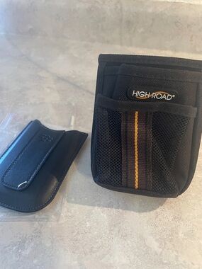 New High Road Black Travel Car Organizer & BlackBerry Case